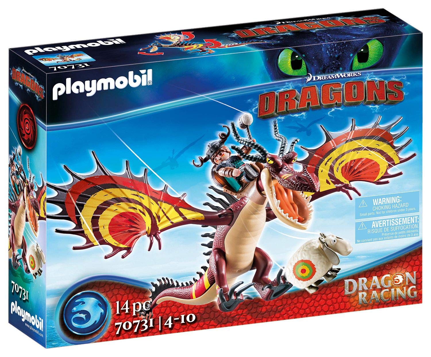 Venta Internacional-  Playmobil Dragon Racing: Snotlout And Hookfang