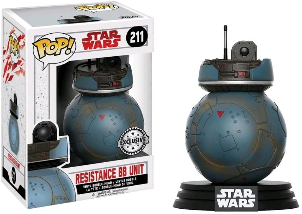 Foto 2 pulgar | Venta Internacional-  Figura Pop! Star Wars Episode Viii The Last Jedi Resistance Bb Unit Exclusive