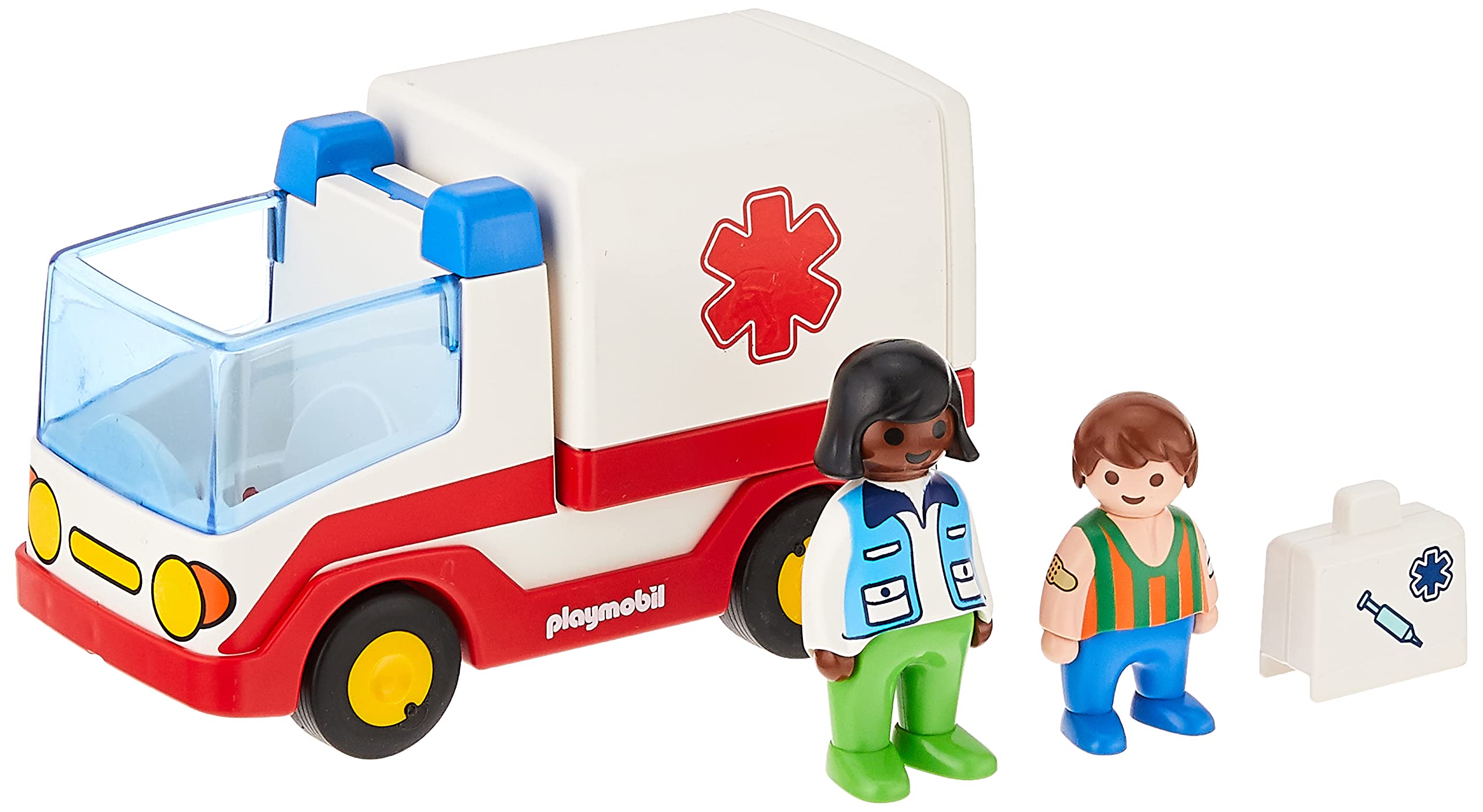 Venta Internacional Playmobil 1.2.3 1.2.3 Ambulancia Juego Con Accesorios Multicolor Unica 9122 Coppel