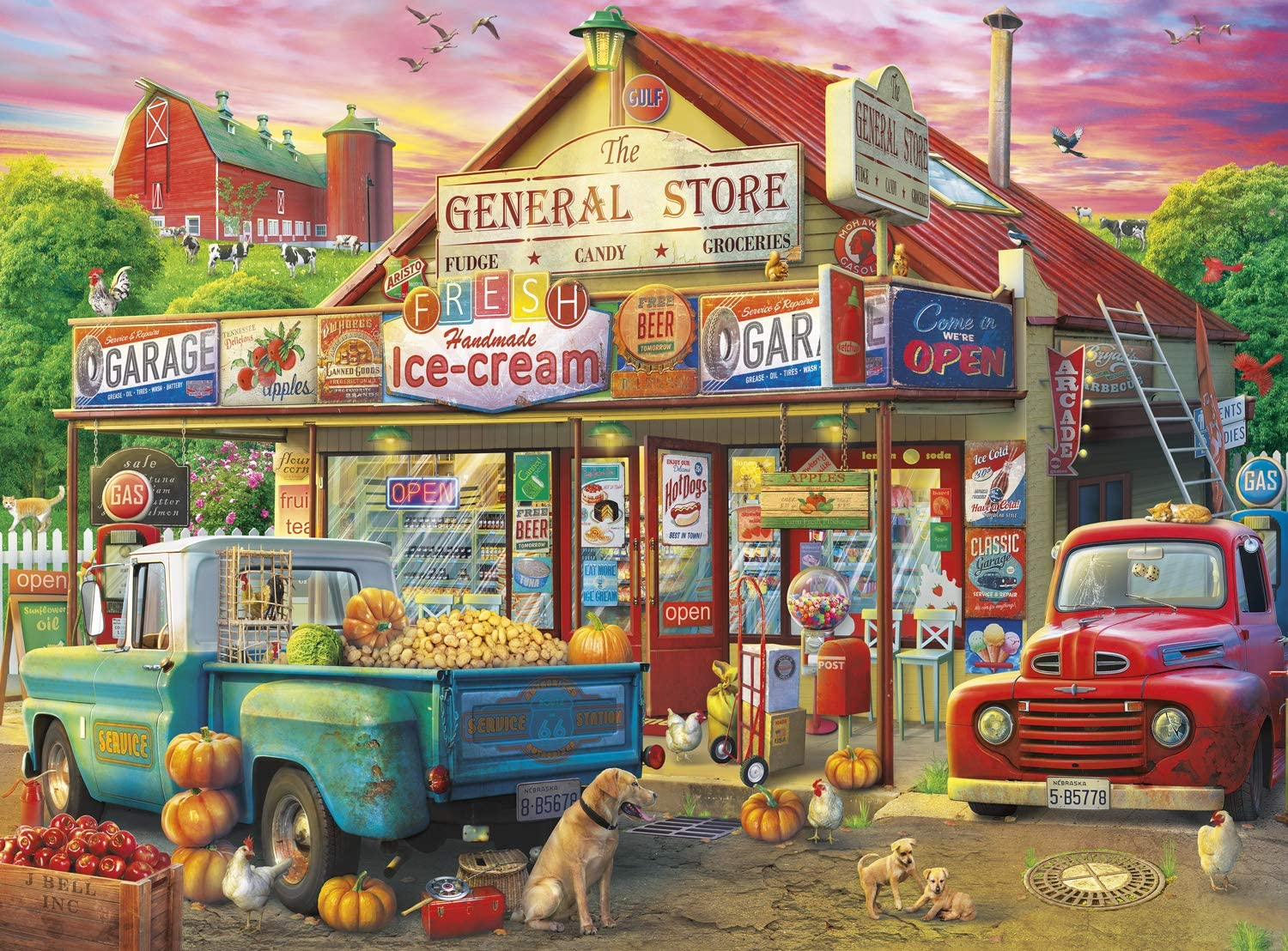 Foto 2 pulgar | Venta Internacional-  Buffalo Games - Country Store - Puzzle De 1000 Piezas