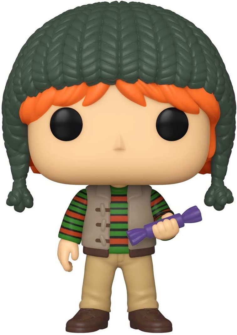 Venta Internacional-  Funko Pop! Películas: Harry Potter Holiday - Ron Weasley, Multicolor (51154)