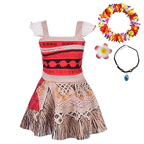 Foto 1 | Venta Internacional-  Dressy Daisy - Vestido De Princesa Moana Para Niñas, Disfraz Ropa Casual Verano