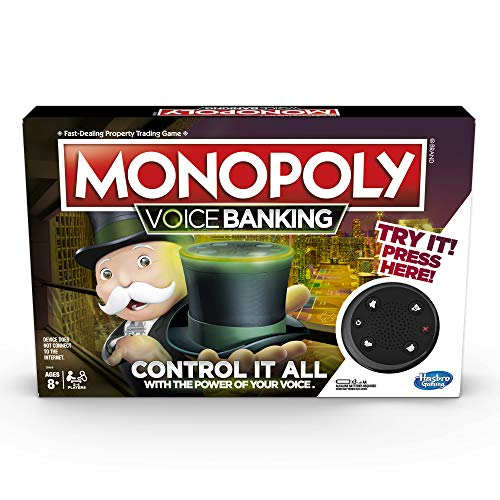 Venta Internacional-  Hasbro Monopoly Voice Banking Electronic Family Board Game