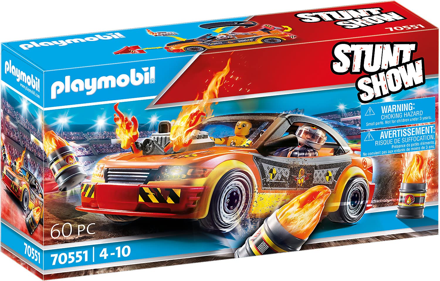 Foto 2 pulgar | Playmobil Stunt Show Crash Car-Venta Internacional