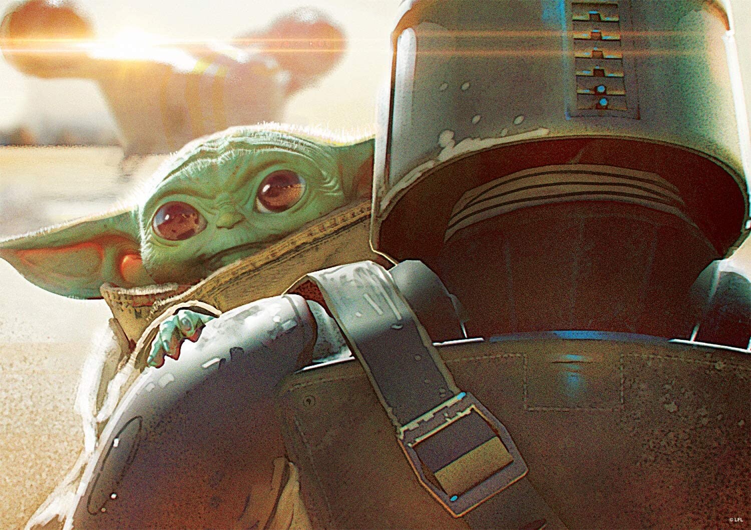 Venta Internacional-  Buffalo Games Star Wars – El Mandalorian – El Niño – Rompecabezas De 500 Piezas $551