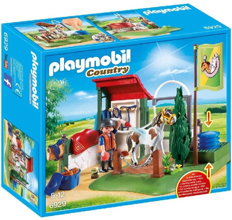 Venta Internacional-  Playmobil Country 6929 Set De Limpieza Para Caballos, A Partir De 5 Años