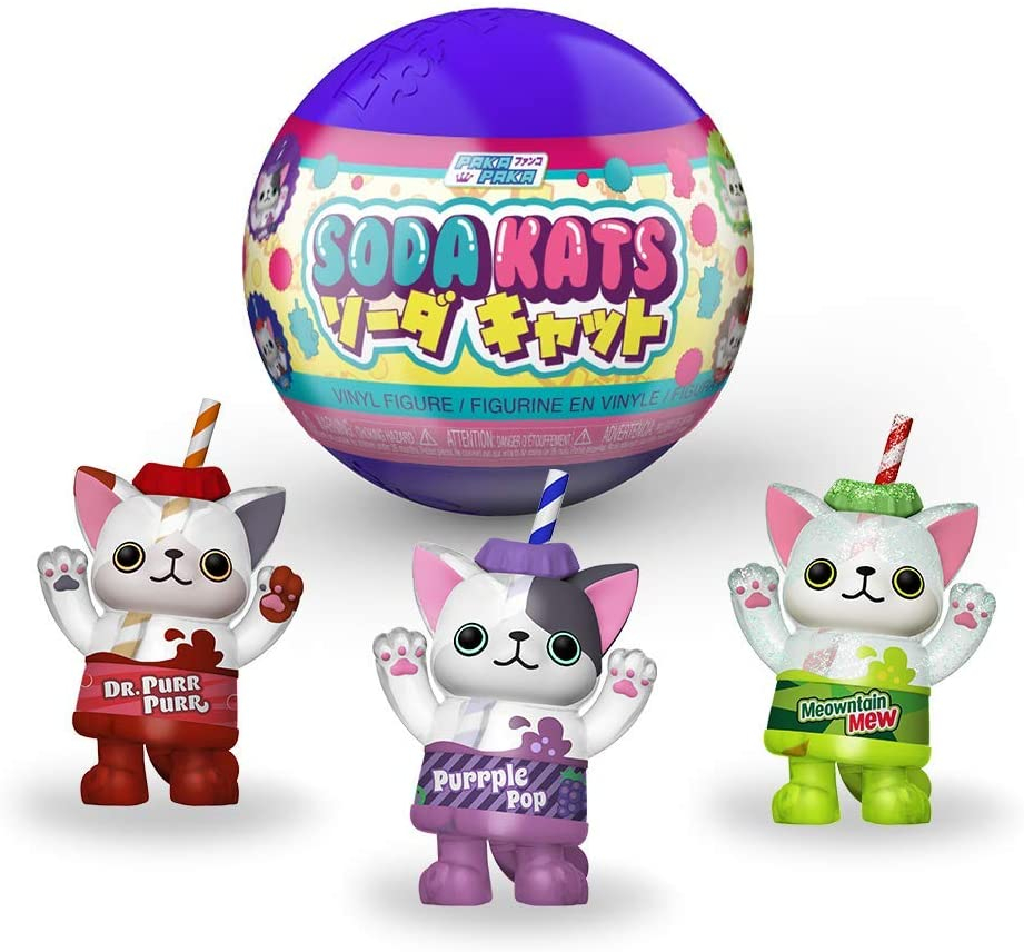 Venta Internacional-  Funko 43033 Paka-soda Kats Capsules (los Estilos Varían) Juguete Coleccionable, Multicolor