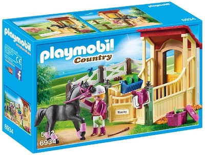 Foto 1 | Venta Internacional- Playmobil Caballo Arabe Con Establo, Multicolor