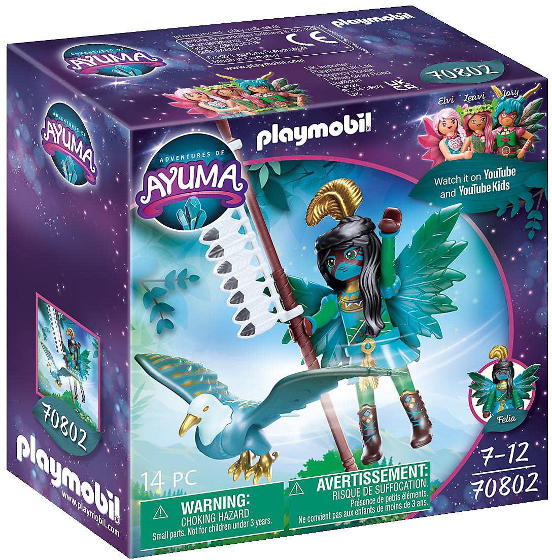 Juguete Playmobil Adventures Of Ayuma 70802 Knight Fairy con Animal Del Alma Y Accesorios - Venta Internacional