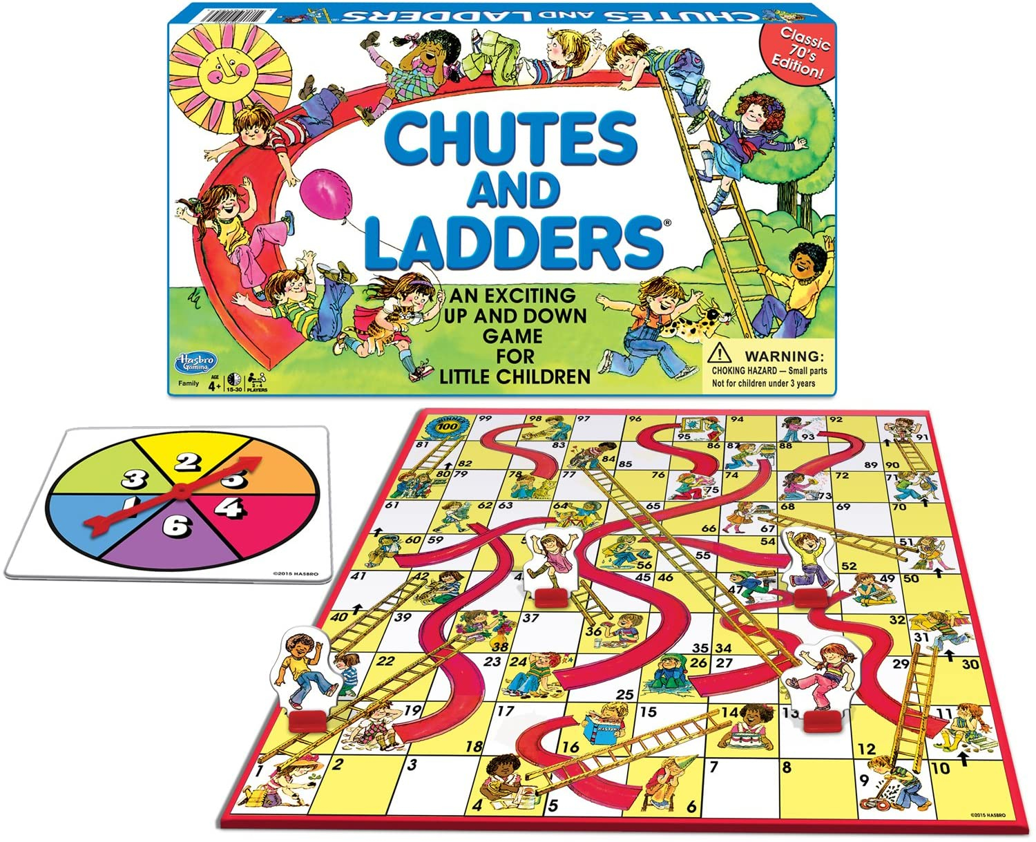 Foto 2 pulgar | Venta Internacional-  Classic Chutes And Ladders Board Game By Winning Moves
