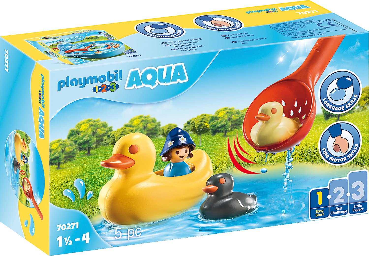 Foto 2 pulgar | Venta Internacional-  Playmobil- 1.2.3 Familia De Patos , Multicolor (70271)