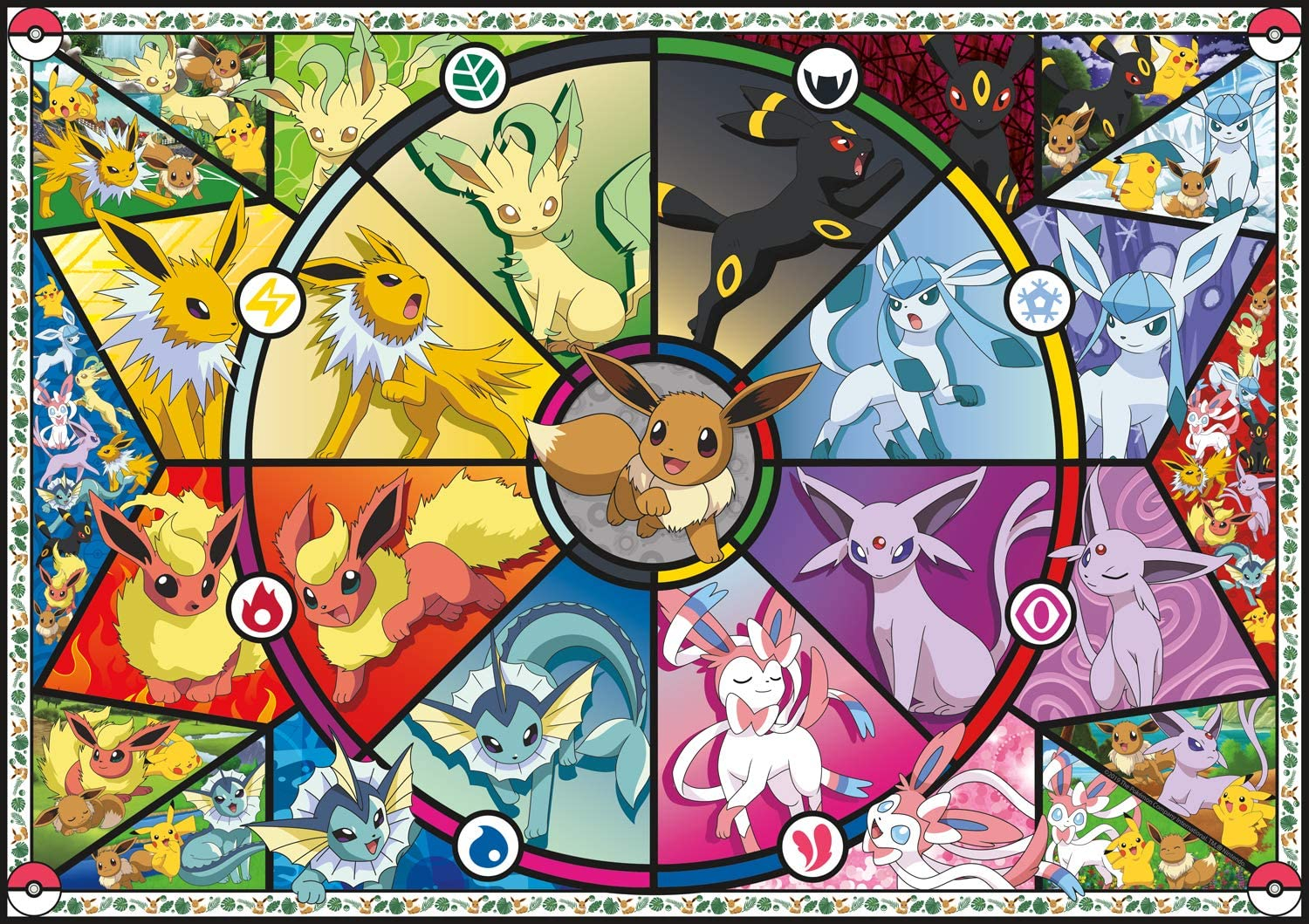 Foto 2 pulgar | Venta Internacional-  Buffalo Games - Pokémon - Cristal Manchado De Eevee - Rompecabezas De 500 Piezas
