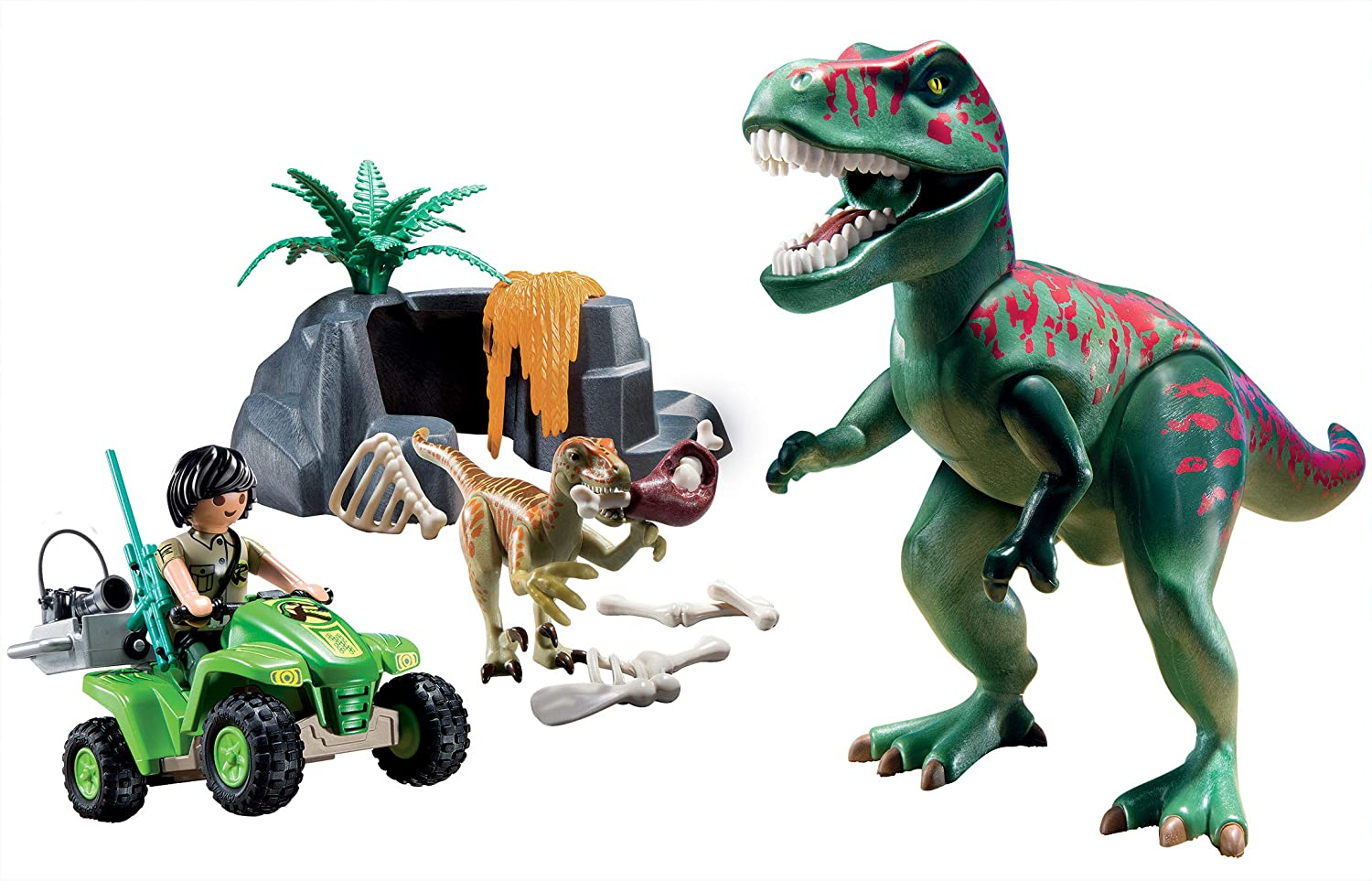 Foto 2 pulgar | Venta Internacional-  Playmobil Explorer Quad Con T-rex Multicolor