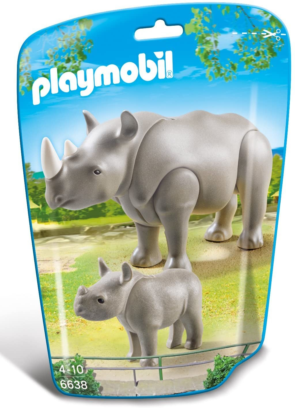 Foto 1 | Venta Internacional-  Playmobil - Rhino With Baby, Juguetes, Gris, 6638