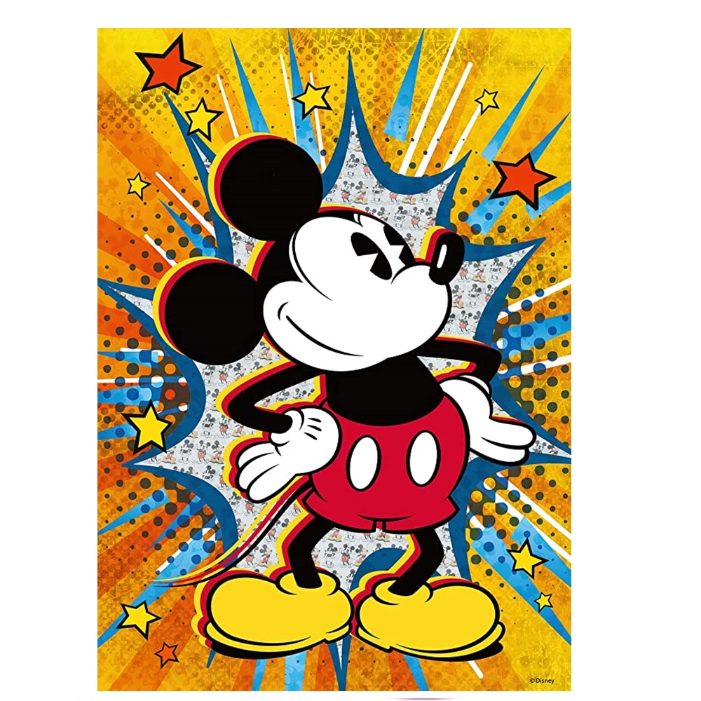 Foto 2 pulgar | Venta Internacional-  Ravensburger Puzzle Retro Mickey, Color Negro (15391)