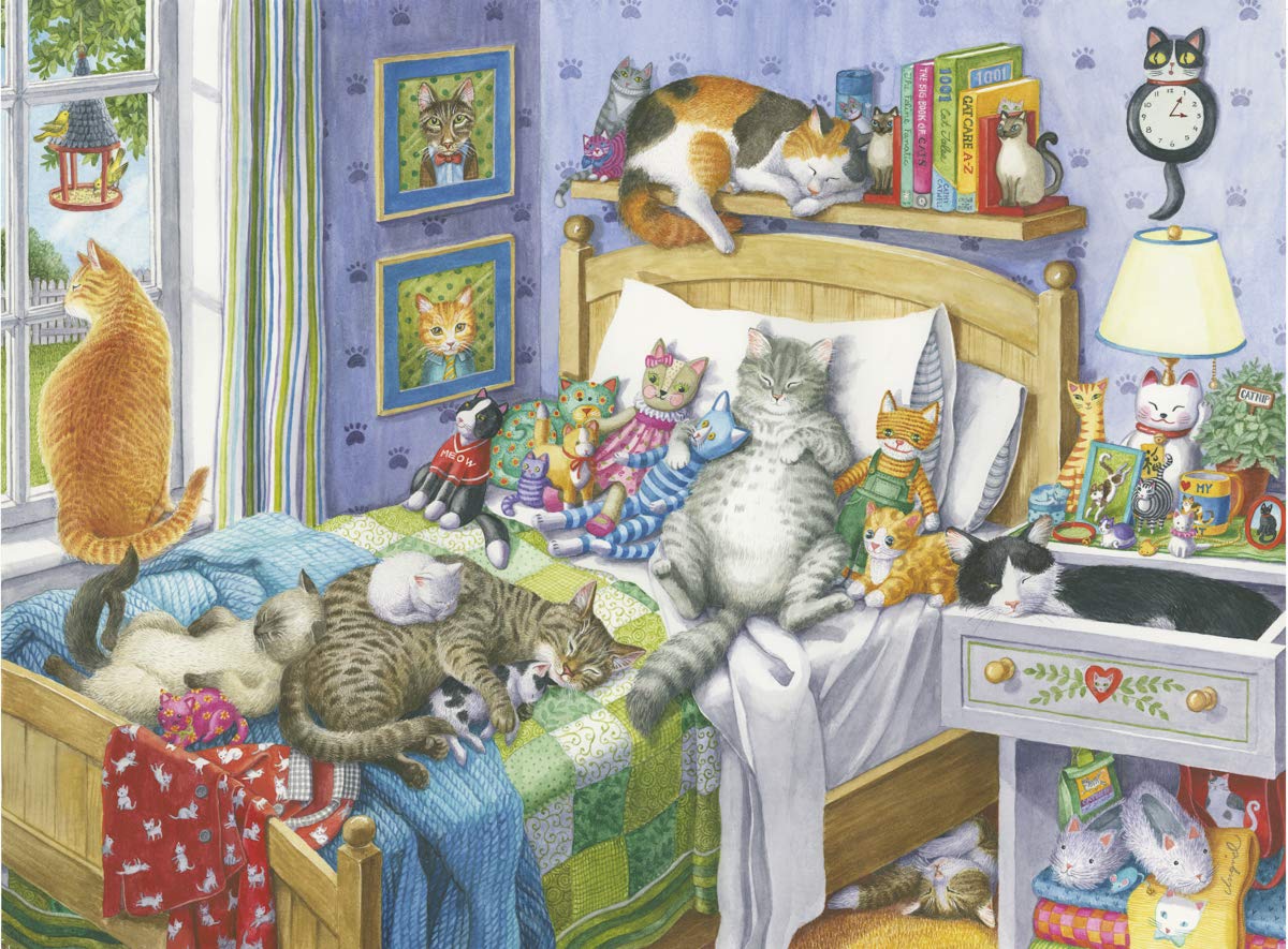Foto 2 pulgar | Ravensburger Siesta de Gatos Rompecabeza 500 Piezas - Venta Internacional