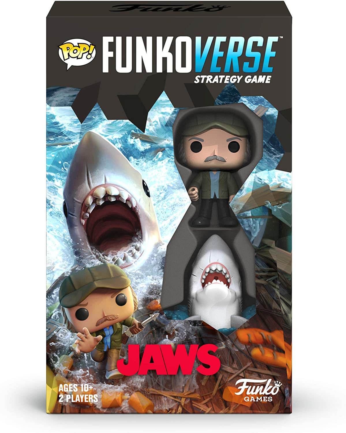 Venta Internacional-  Funko 46069 Pop Funkoverse: Jaws 100-expandalone Estrategia Juego De Mesa, Multicolor