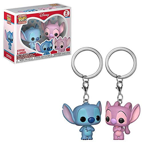 Foto 2 pulgar | Venta Internacional-  Funko 36370 Pocket Pop Llavero 2 Unidades: Lilo & Stitch: Stitch & Angel, Multi