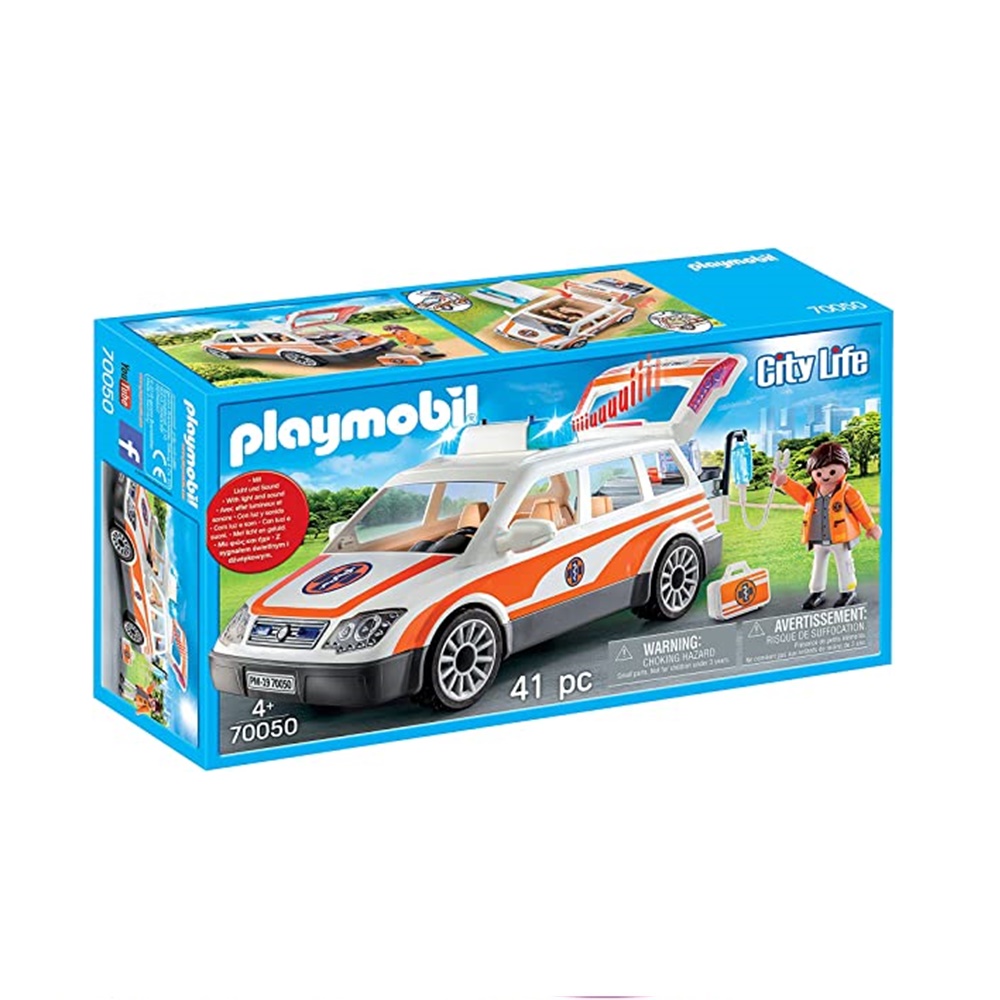 Playmobil Coche de Emergencias con Sirena - Venta Internacional