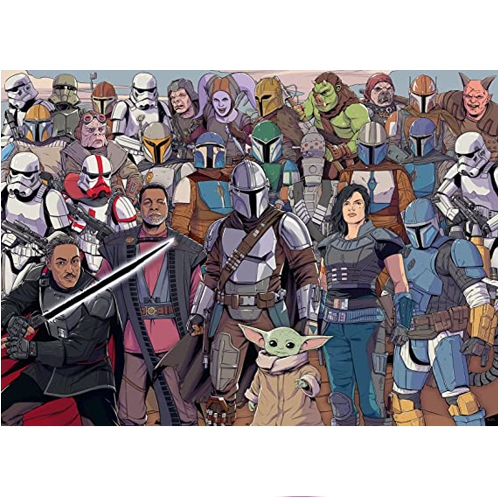 Foto 2 pulgar | Venta Internacional-  Ravensburger Star Wars The Mandalorian Challenge - Rompecabezas De 1000 Piezas Para Adultos
