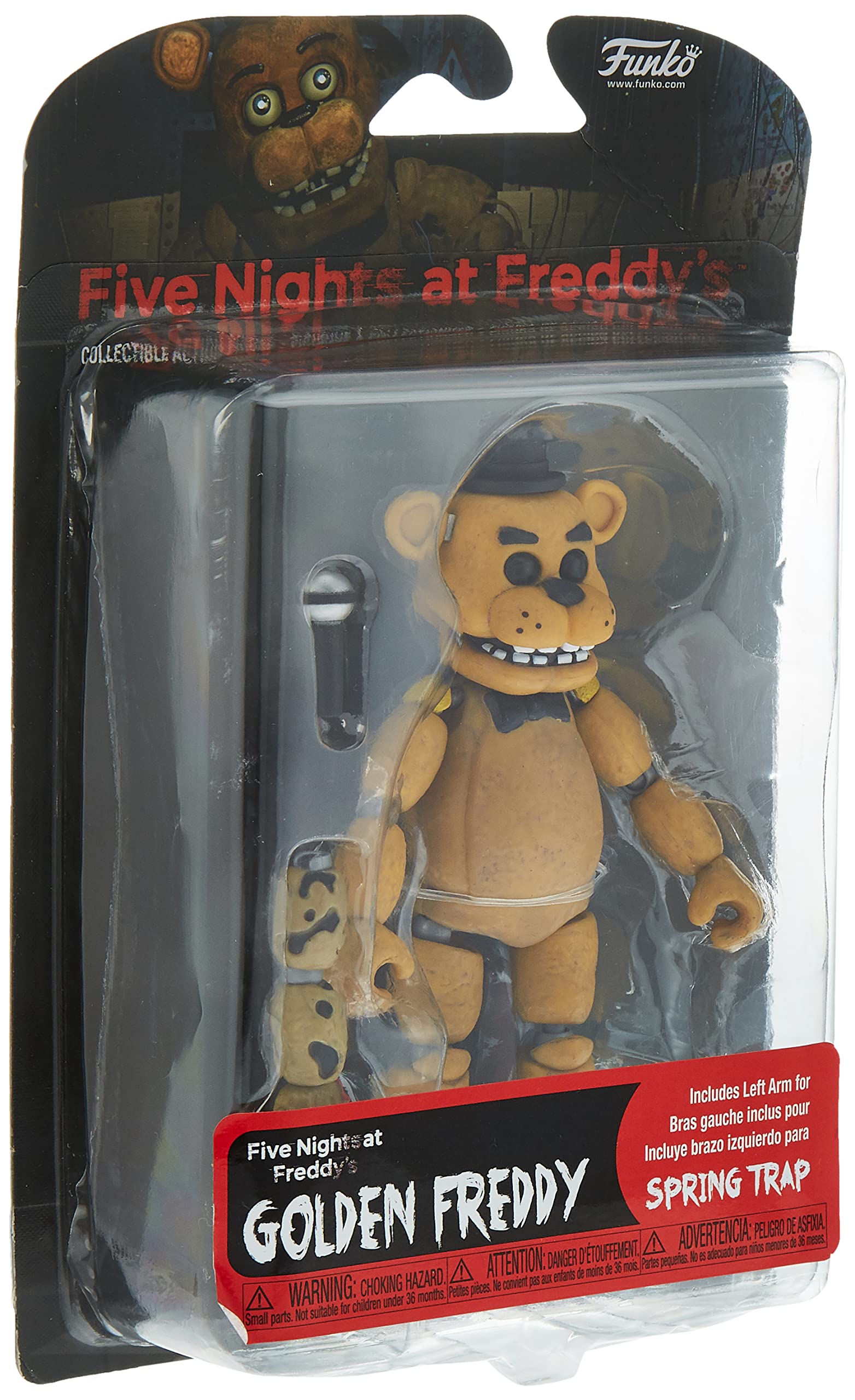 Foto 2 pulgar | Venta Internacional-  Figura De Acción De Freddy Articulado, De Funko (five Nights At Freddy's), Color Dorado, 5 Pulga