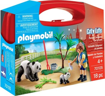 Foto 1 | Venta Internacional- Playmobil Maletín Cuidadora Pandas (70105)