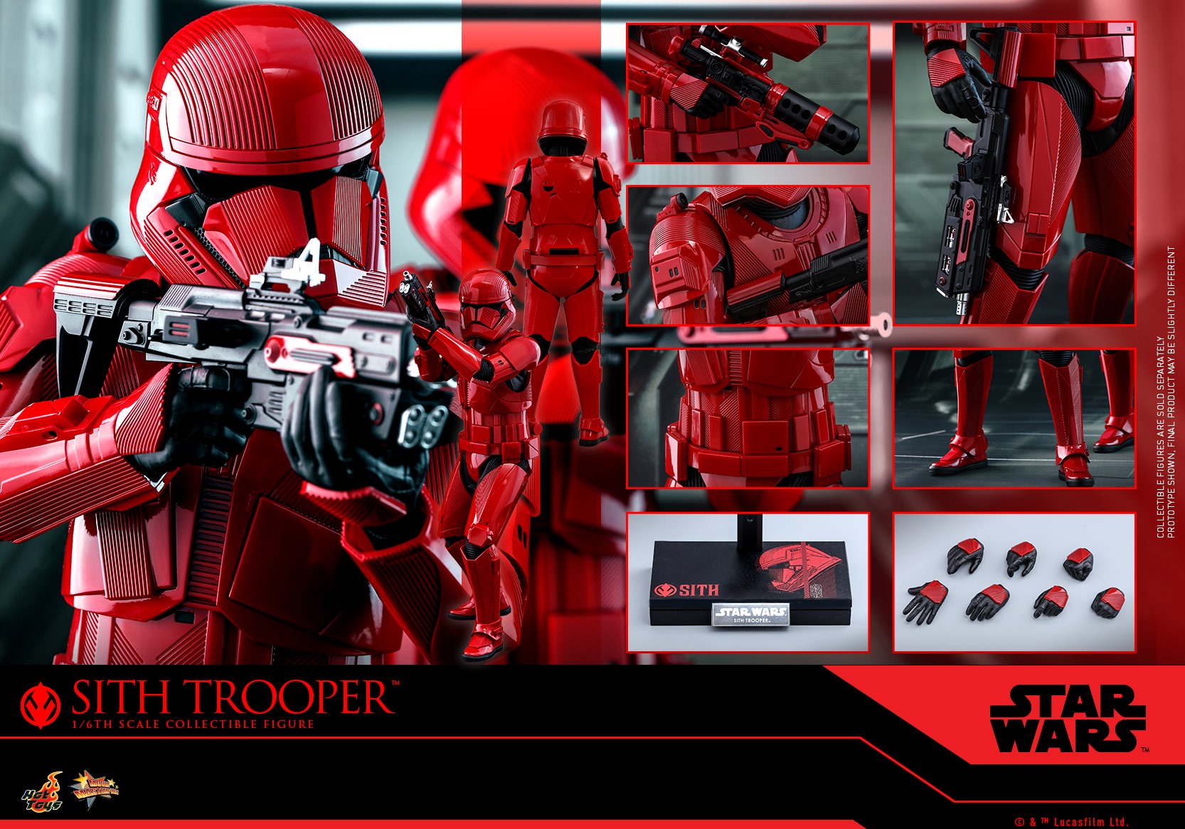 Foto 3 pulgar | Sith Trooper (sw:tros) Mms-544 Hot Toys