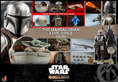 Foto 2 | The Mandalorian And The Child Deluxe 1/6 Hot Toys Star Wars