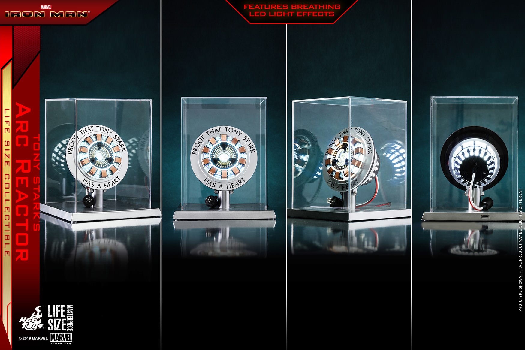 Foto 2 | Arc-reactor 1/1 Hot Toys Iron Man