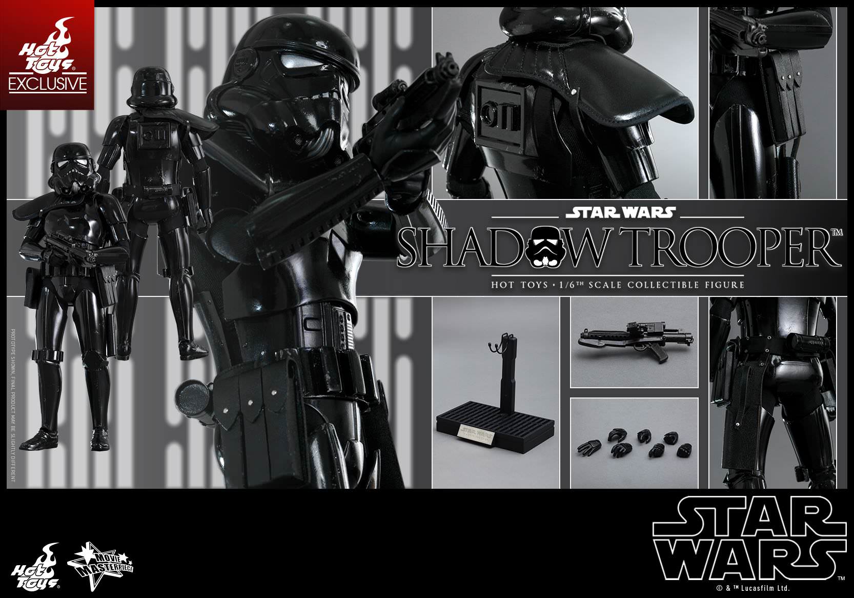 Foto 3 pulgar | Shadow Trooper Exclusive 1/6 Hot Toys Star Wars