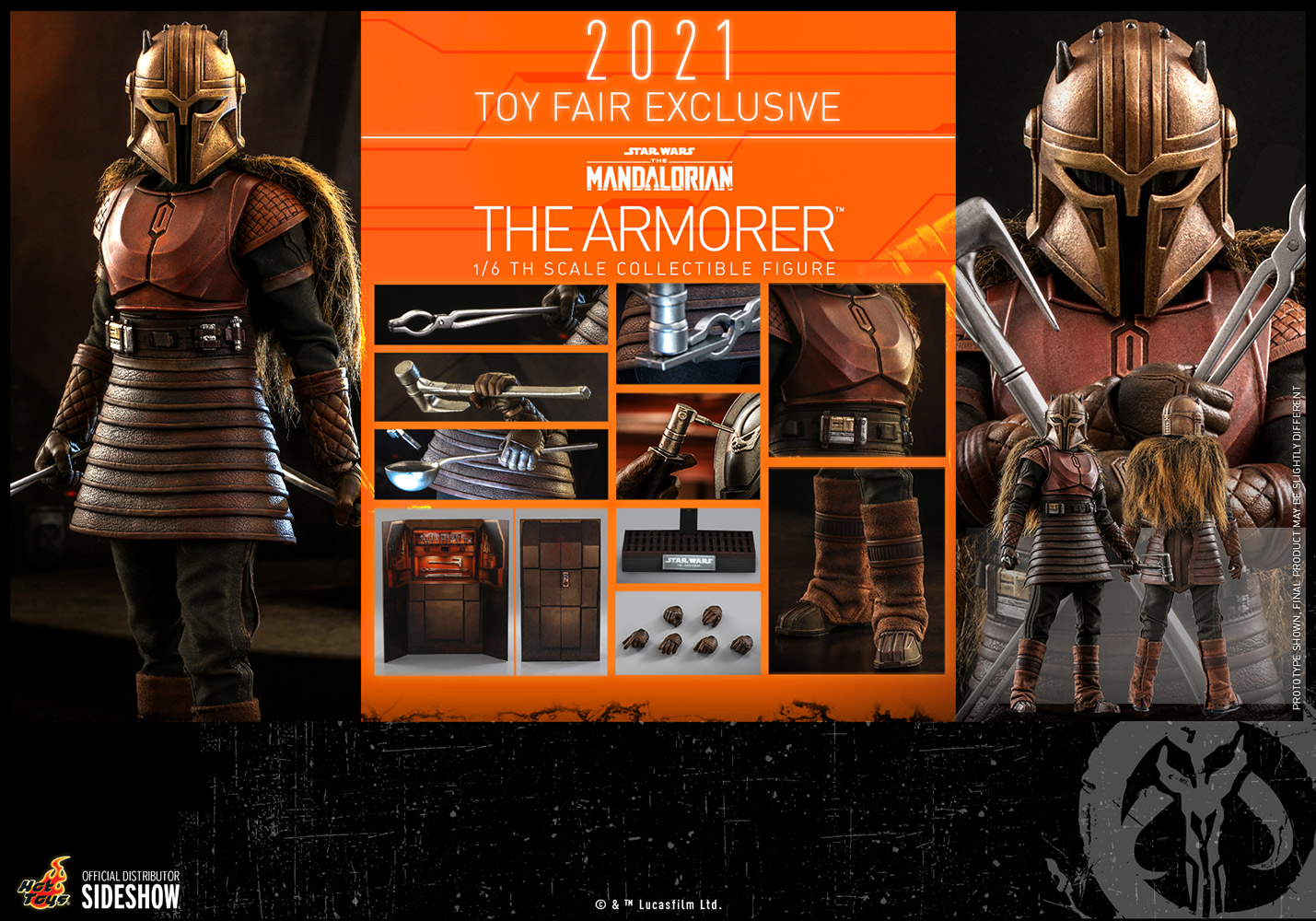 Foto 3 pulgar | The Armorer Exclusive 1/6 Hot Toys Star Wars The Mandalorian