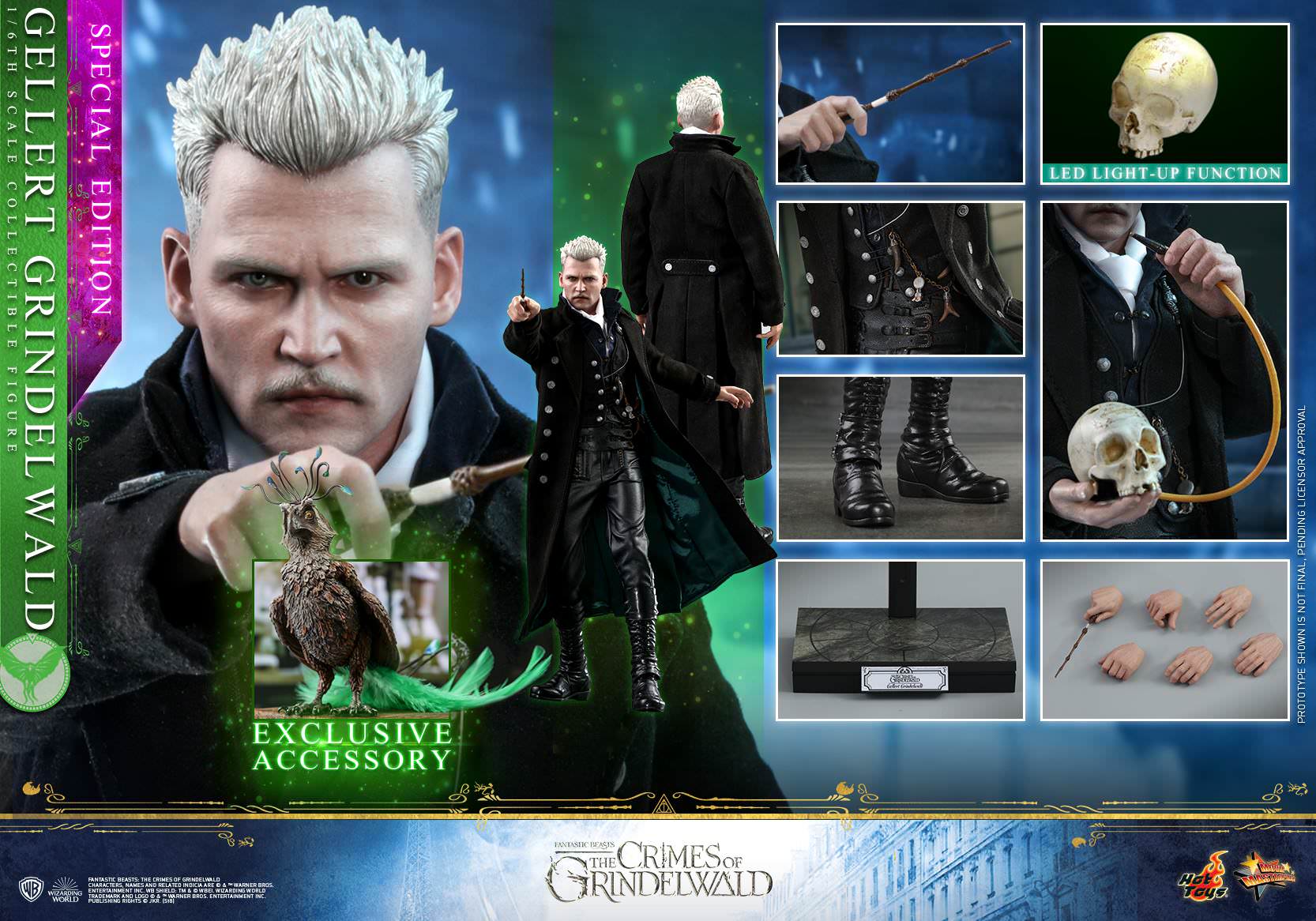 Foto 3 pulgar | Geller Grindelwald S.e 1/6 Hot Toys Fantastic Beasts