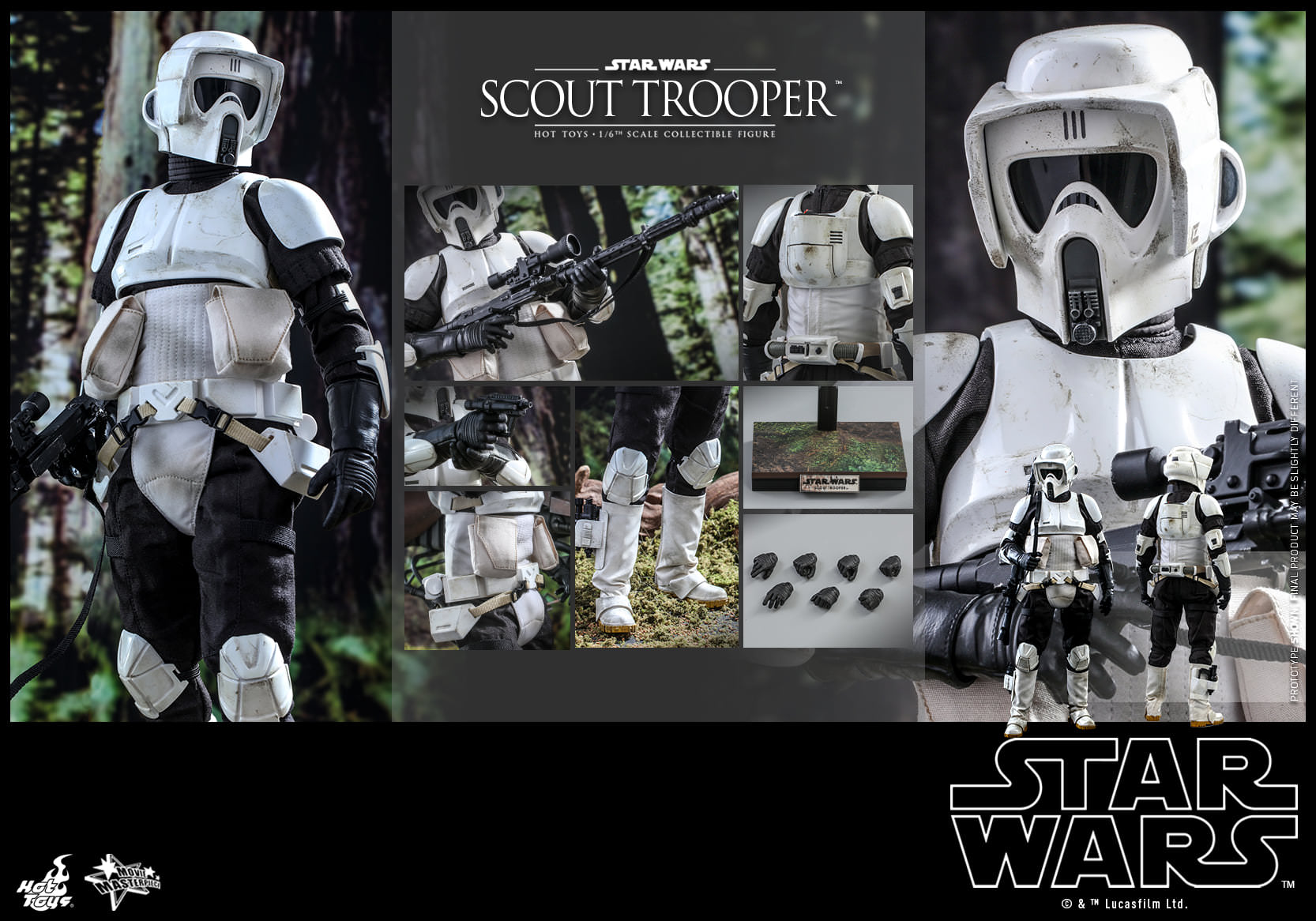 Foto 3 pulgar | Scout Trooper Mms-611 Hot Toys