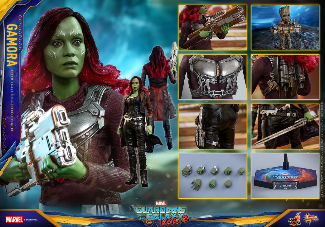 Foto 3 pulgar | Gamora 1/6 Hot Toys Guardians Of The Galaxy 2