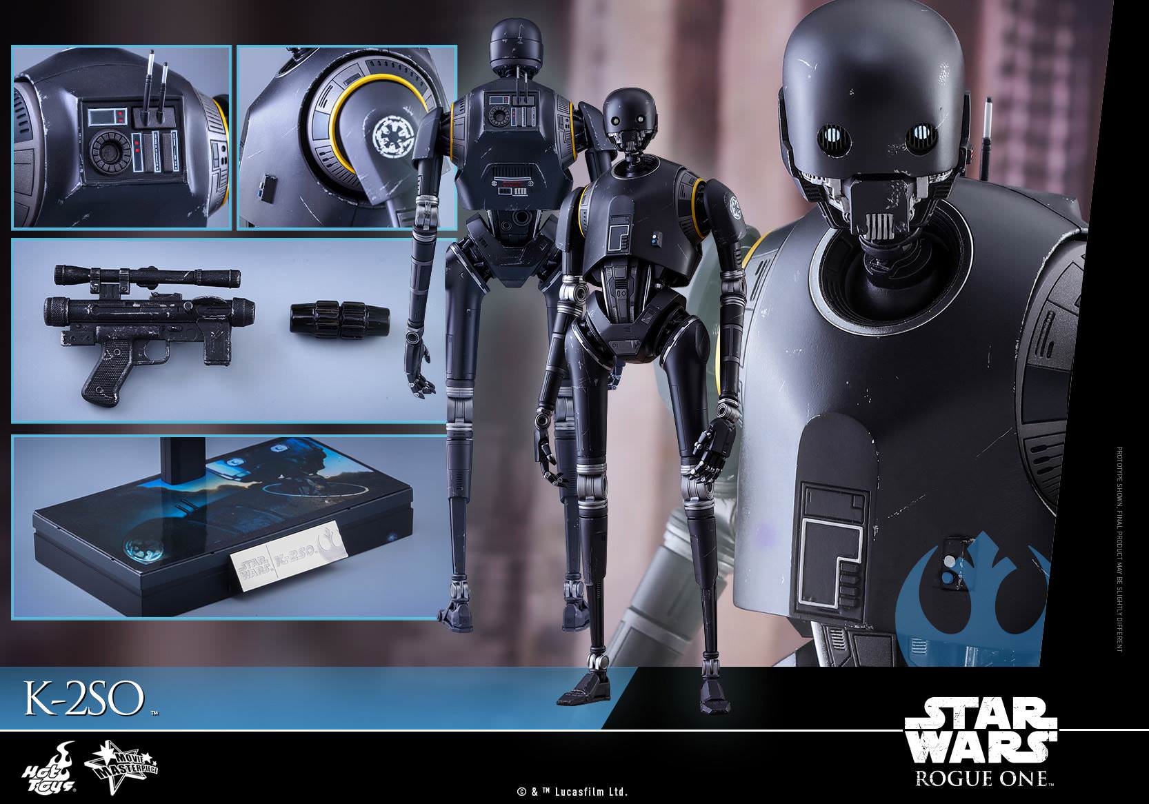 Foto 3 pulgar | K-2SO 1/6 Hot Toys Star Wars Rogue One