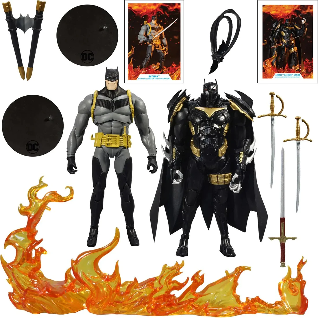 Batman Vs. Azrael Mcfarlane Toys Curse Of The White Knight