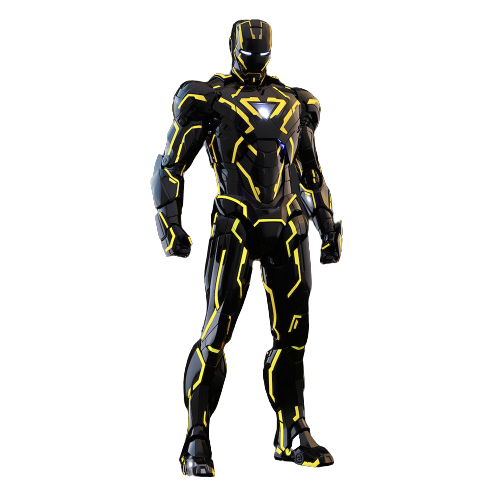 Iron Man Neon Tech 2.0 Exclusive 1/6 Hot Toys Marvel