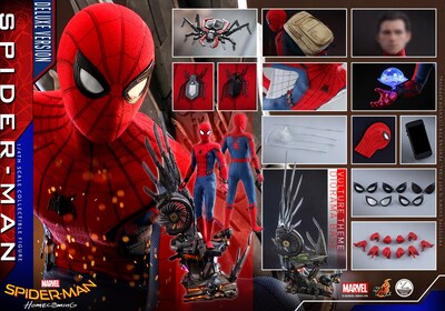 Foto 2 | Spider-Man Deluxe S.E 1/4 Hot Toys Homecoming