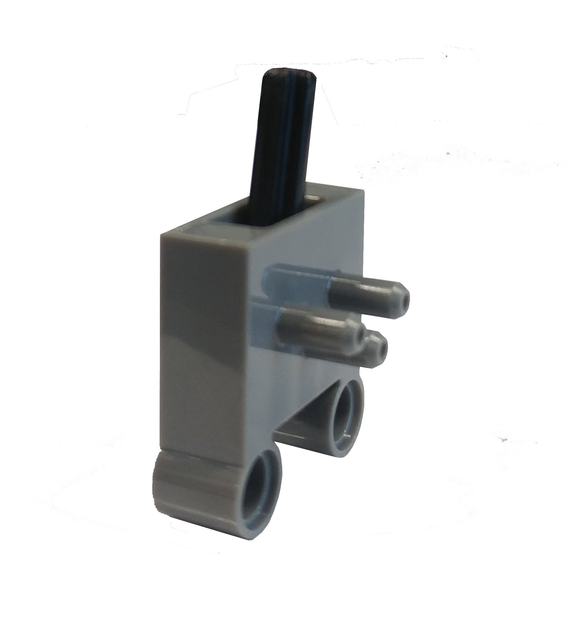 Venta Internacional - Lego Technic - Interruptor Neumático Gris Azulado Oscuro Con Agujeros Para Pasadores X1 Sueltos