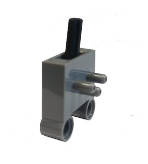 Foto 1 | Venta Internacional - Lego Technic - Interruptor Neumático Gris Azulado Oscuro Con Agujeros Para Pasadores X1 Sueltos