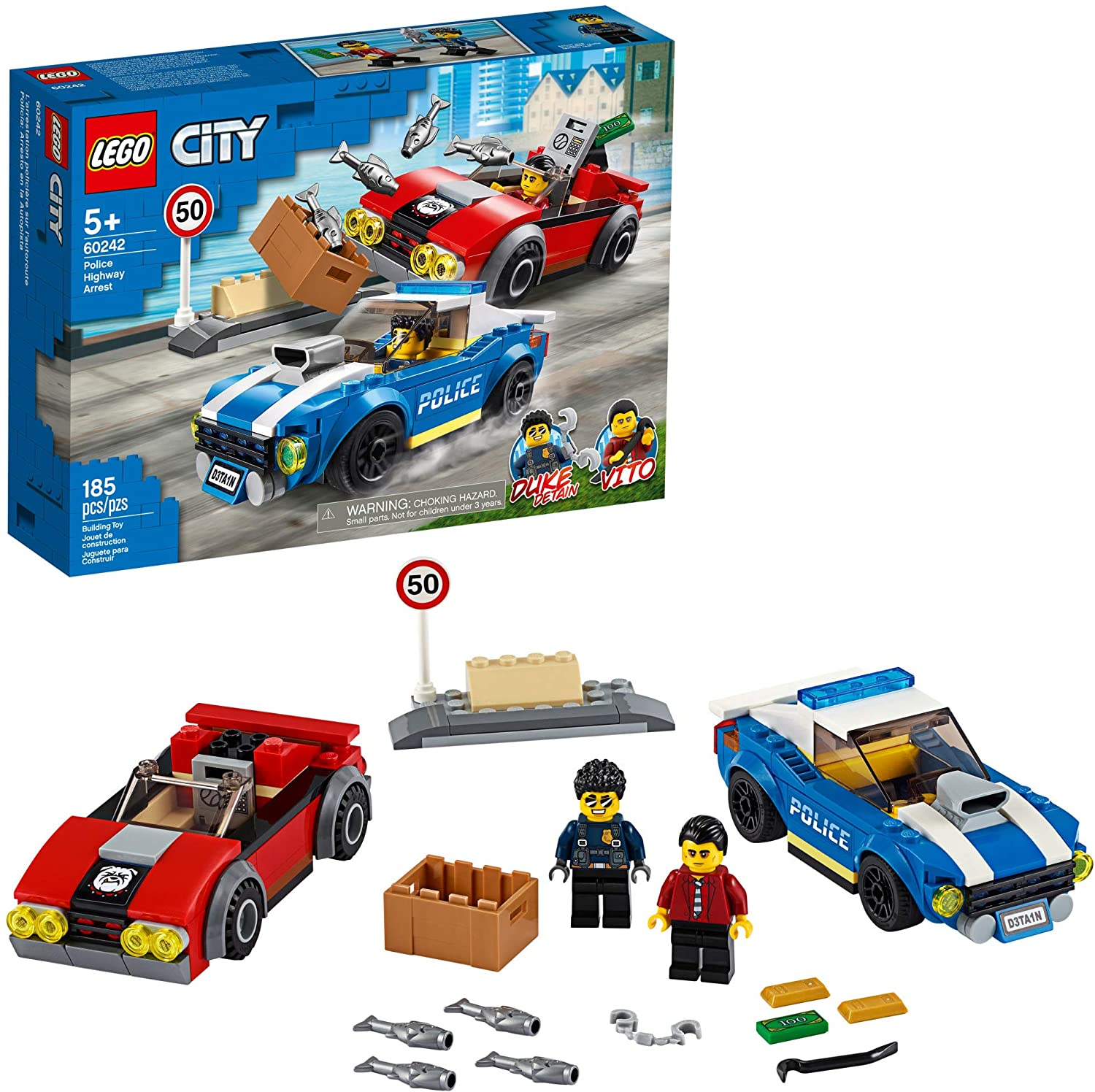 Foto 2 pulgar | Venta Internacional - Lego City Police Highway Startway 60242 Police Toy, Fun Building Para Niños, Nueva 2020 (185 Pi