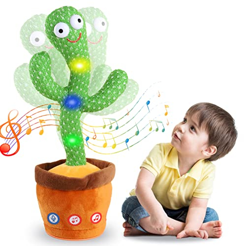 Foto 2 pulgar | Venta Internacional- Cactus Bailarin, Juguete Con Volumen Ajustable, Repite Lo Que Dices E Incluye 120 Canciones En I