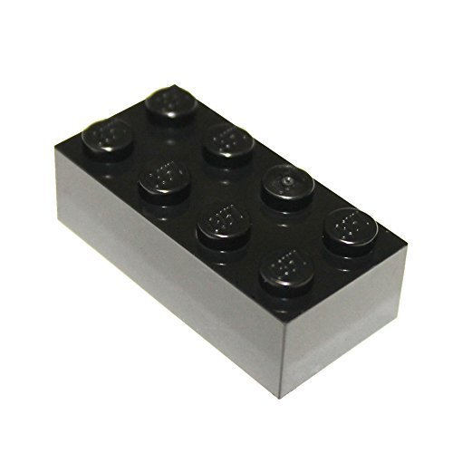Foto 2 pulgar | Venta Internacional - Piezas Y Piezas Lego: Negro 2x4 Ladrillo X50