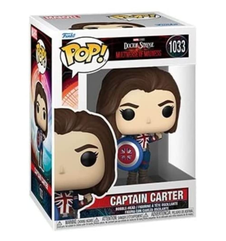 Foto 2 pulgar | Venta Internacional - ¡funko Pop! Marvel: Doctor Extraño Multiverso De Locura - Capitán Carter