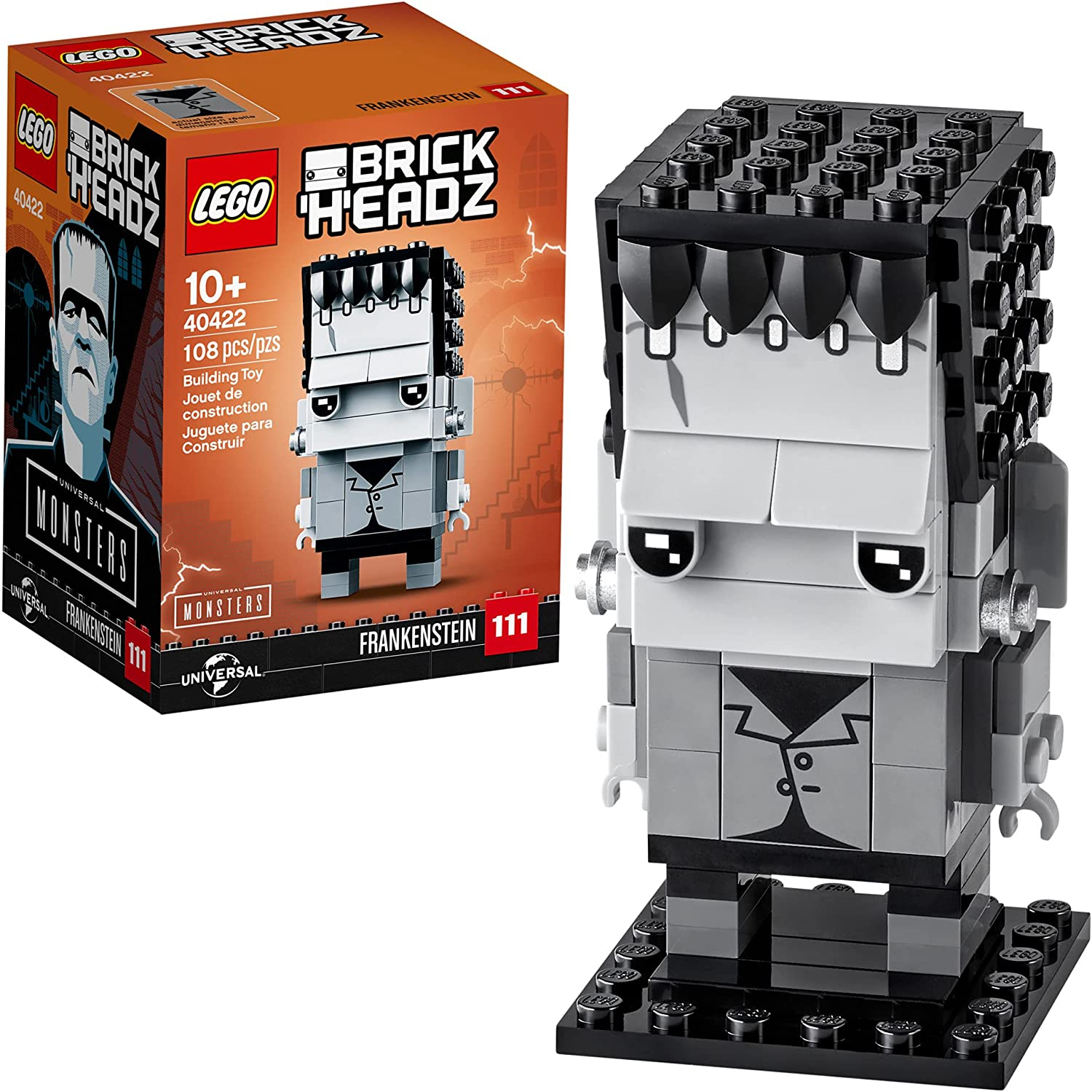 Foto 2 pulgar | Venta Internacional - Kit De Construcción Lego Brickheadz Frankenstein 40422 (108 Piezas)