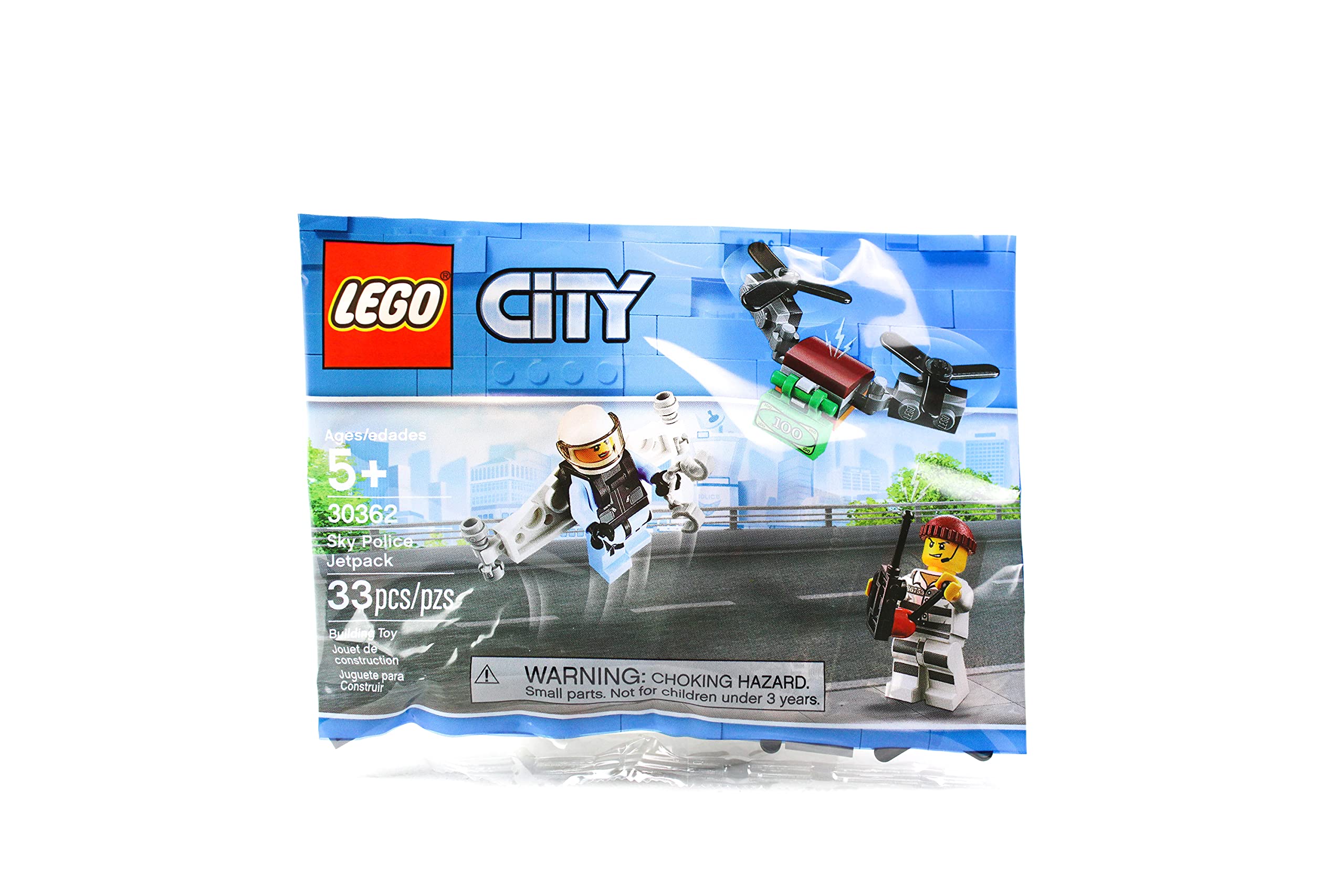 Foto 2 pulgar | Venta Internacional - Lego Polybag City Sky Police Jetpack 30362