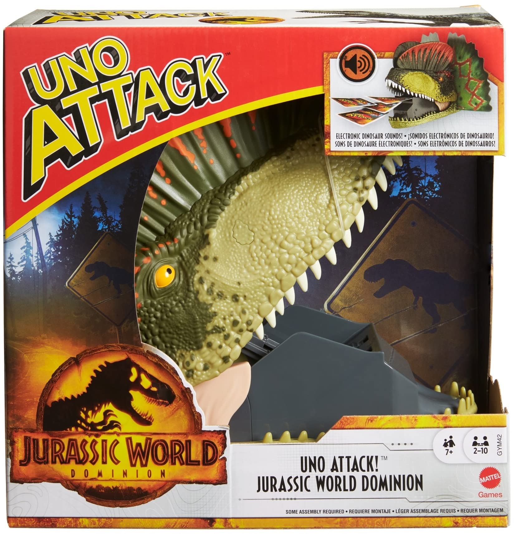 Foto 2 pulgar | Venta Internacional - Juego De Cartas Con Lanzador De Cartas De Dinosaurio Jurassic World