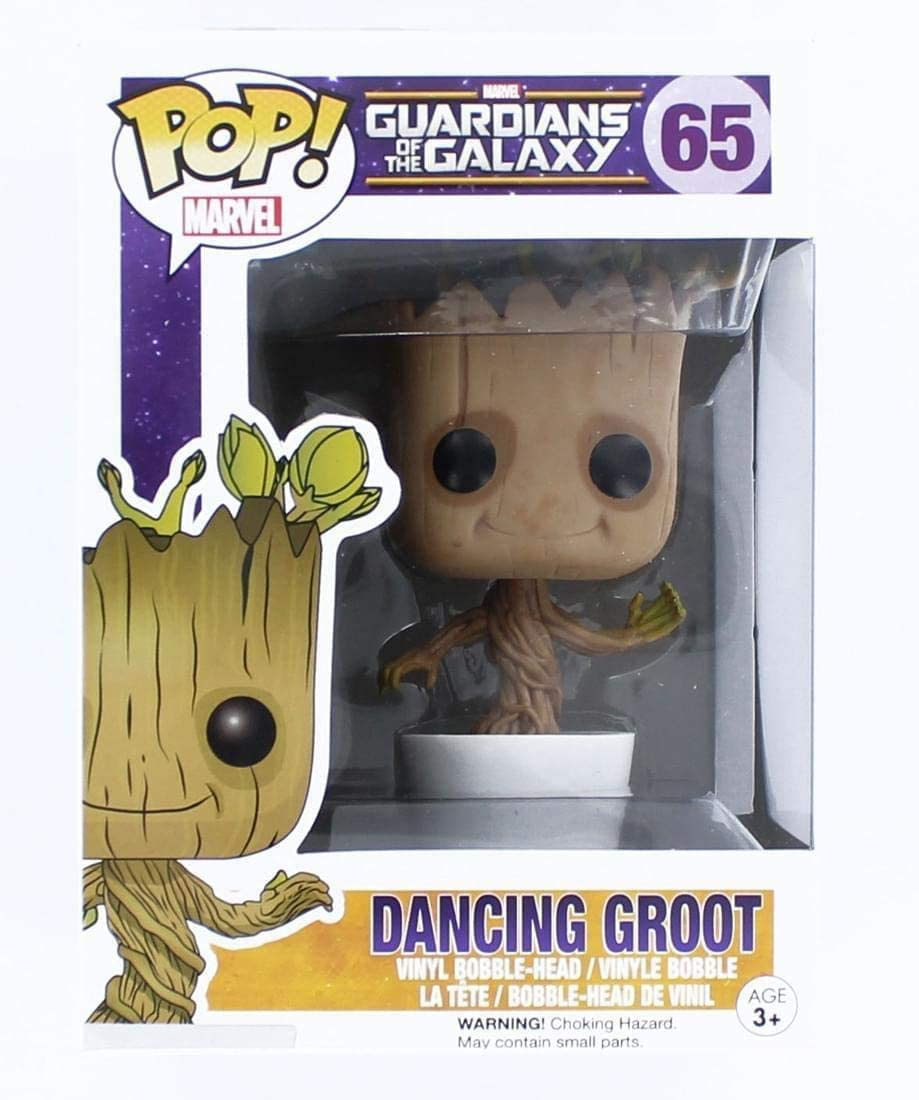Foto 2 pulgar | Venta Internacional - ¡funko Pop! Marvel: Figura De Acción Dancing Groot Bobble, Multicolor, 3.75 Pulgadas
