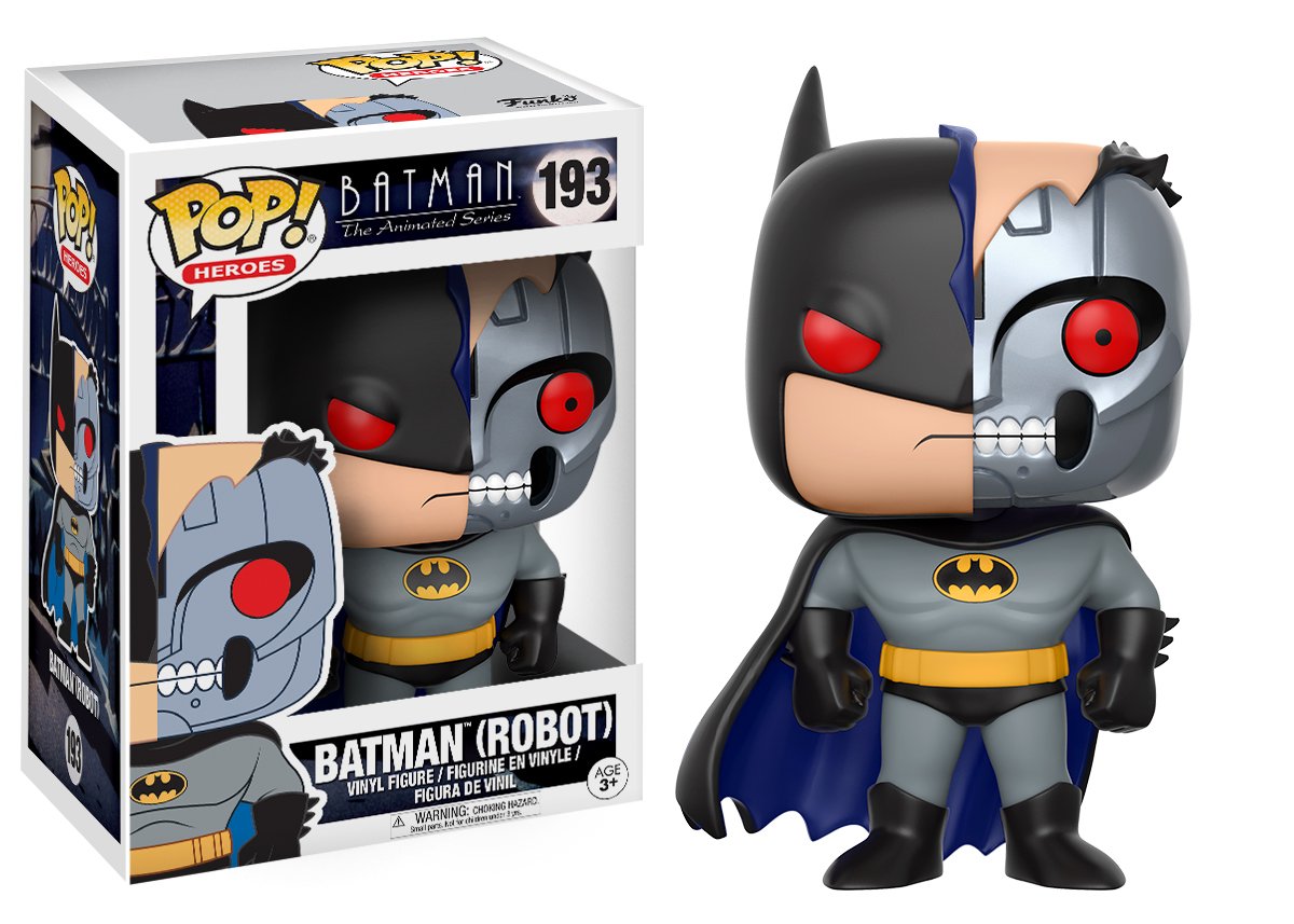 Foto 2 pulgar | Venta Internacional - Funko Serie Animada Robot Batman Pop Vinilo Figura De Acción
