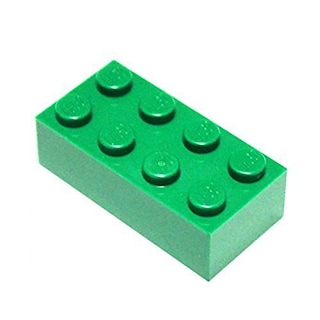 Foto 1 | Venta Internacional - Lego Partes Y Piezas: Verde (verde Oscuro) 2x4 Ladrillo X50